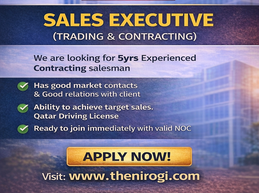 Now Hiring Sales Executive